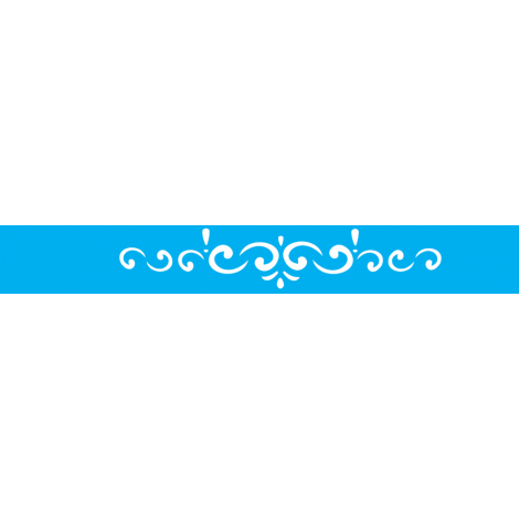 ESTENCIL SIMPLES 4X30 ARABESCO I