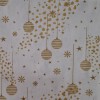 TECIDO TRICOLINE 100% ALGODÃO NATAL GOLD FD AMARELO  - 0,5x1,50m
