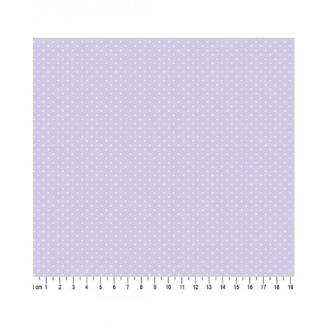 TECIDO TRICOLINE 100% ALGODÃO POÁ LILAS - 0,5x1,5M