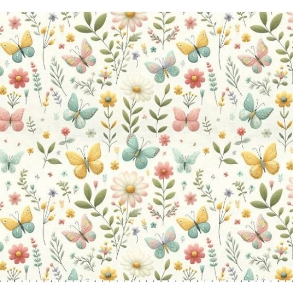 TECIDO TRICOLINE DIGITAL NATURAL BEAUTY 100% ...