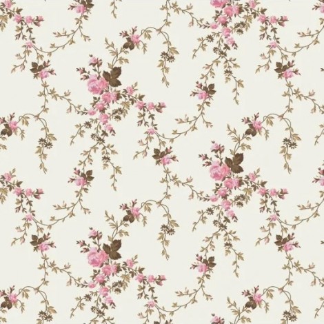 TECIDO TRICOLINE FLORAL 100% ALGODÃO 0,5X1,40M