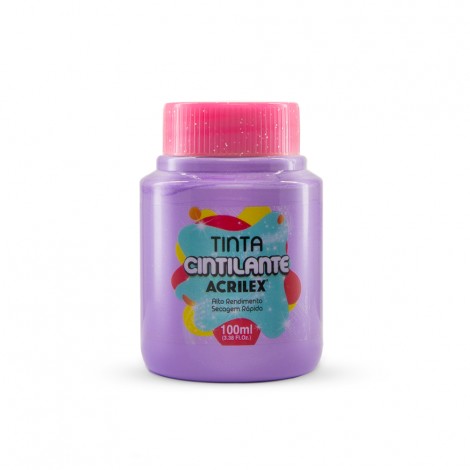 TINTA CINTILANTE 100ML COR 528 LILAS
