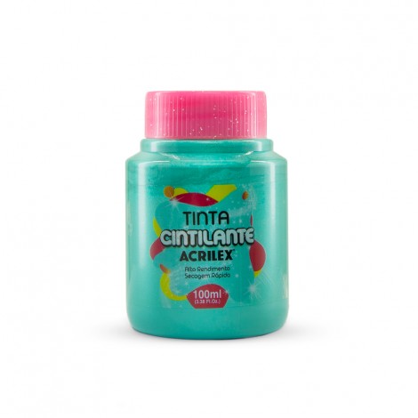 TINTA CINTILANTE 100ML COR 577 TURQUESA