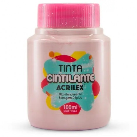 TINTA CINTILANTE 100ML COR 894 ROSA COTTON