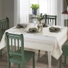 TOALHA DE MESA CLEAN ATHENAS ESTAMPADA RENDA 02 1,40X1,80M