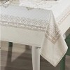 TOALHA DE MESA CLEAN ATHENAS ESTAMPADA RENDA 02 1,40X1,80M