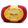 FIO CIRCULO AMIGURUMI BRILHO COR 3528 VERMELHO CARMIM