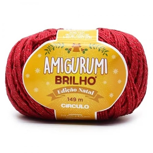 FIO CIRCULO AMIGURUMI BRILHO COR 3528 ...