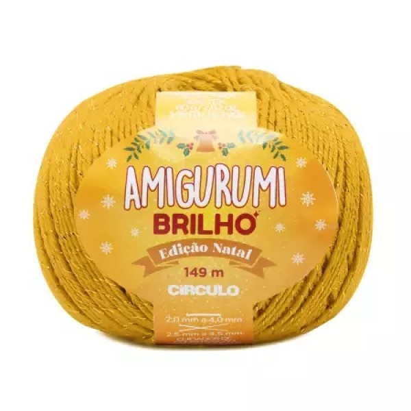 FIO CIRCULO AMIGURUMI BRILHO COR 7030 ...