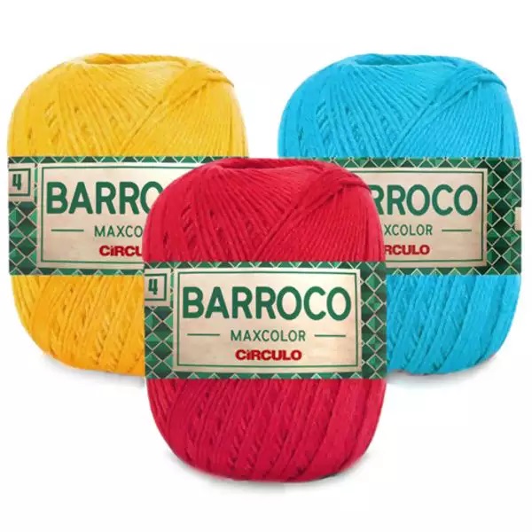 Barbante Circulo Barroco Maxcolor 4/4 200gr ...