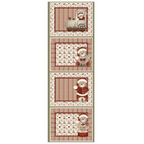 TECIDO TRICOLINE JOGO AMERICANO MEU NATAL DIGITAL - 0,5X1,50M