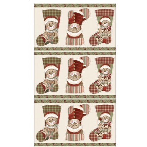 TECIDO TRICOLINE BOTAS MEU NATAL DIGITAL - 0,5X1,50MT