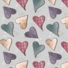 TECIDO TRICOLINE 100% ALGODAO DIGITAL CORACOES PARIS - 0,5X1,50M