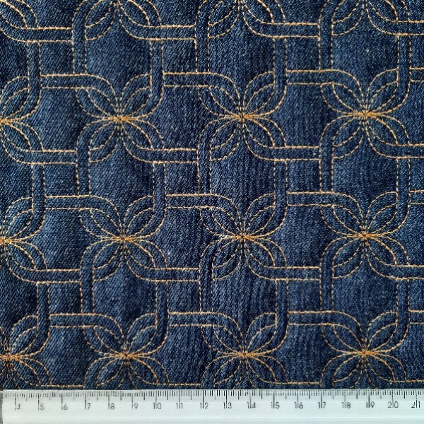 Jeans Matelassê corrente Caramelo 50x150cm