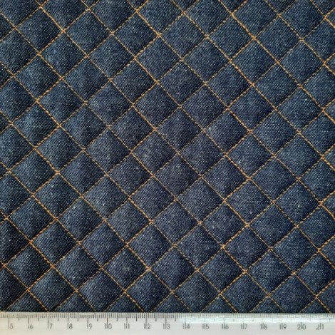 Jeans Matelassê Reto Caramelo 50x150cm