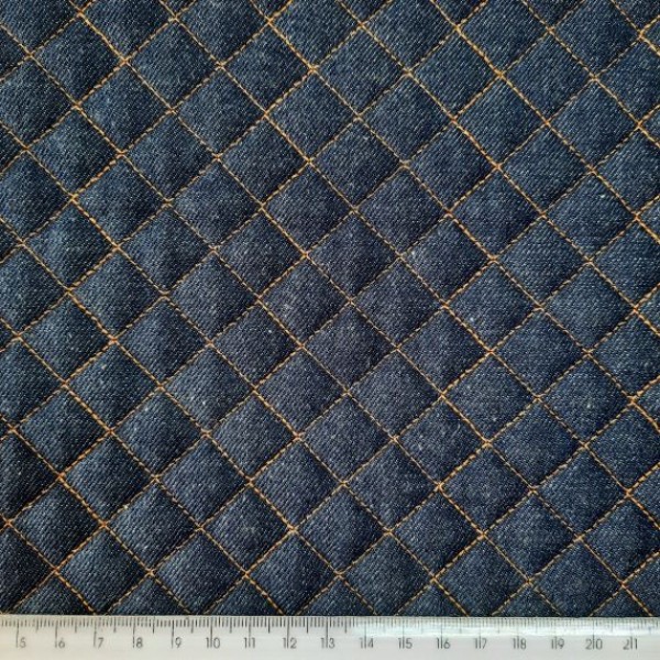 Jeans Matelassê Reto Caramelo 50x150cm