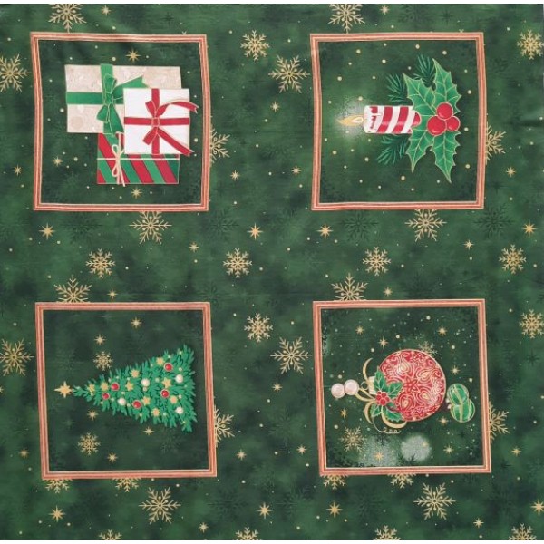 TECIDO TRICOLINE COLEÇÃO NATAL 2023 BLOCOS ...