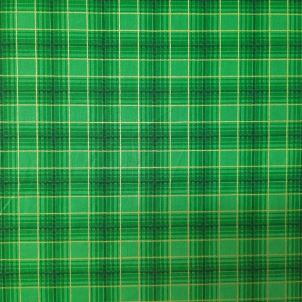 TECIDO TRICOLINE COLEÇÃO NATAL 2023 XADREZ ...