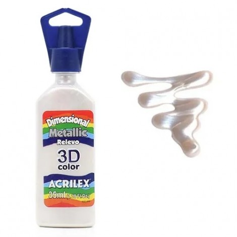 DIMENSIONAL METALLIC 35ML 562 BRANCO METALICO